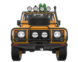 realistisk sUV isolerat på transparent bakgrund. 3d tolkning - illustration png