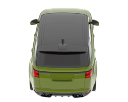 suv réaliste isolé sur fond transparent. rendu 3d - illustration png