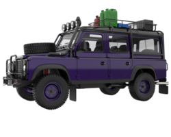 realistisk sUV isolerat på transparent bakgrund. 3d tolkning - illustration png