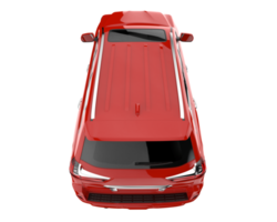Realistic SUV isolated on transparent background. 3d rendering - illustration png