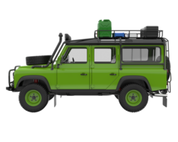 realistisk sUV isolerat på transparent bakgrund. 3d tolkning - illustration png