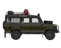 realistisk sUV isolerat på transparent bakgrund. 3d tolkning - illustration png