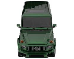 Realistic SUV isolated on transparent background. 3d rendering - illustration png