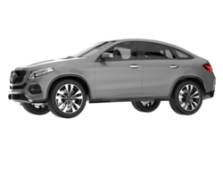 Realistic SUV isolated on transparent background. 3d rendering - illustration png