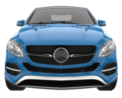 Realistic SUV isolated on transparent background. 3d rendering - illustration png