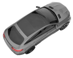 Realistic SUV isolated on transparent background. 3d rendering - illustration png