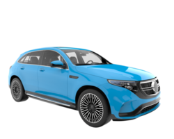 Realistic SUV isolated on transparent background. 3d rendering - illustration png