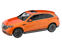 Realistic SUV isolated on transparent background. 3d rendering - illustration png