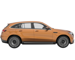 Realistic SUV isolated on transparent background. 3d rendering - illustration png