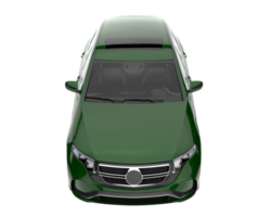 Realistic SUV isolated on transparent background. 3d rendering - illustration png