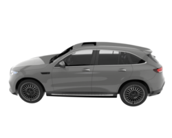 Realistic SUV isolated on transparent background. 3d rendering - illustration png