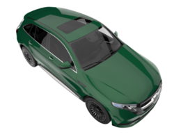 Realistic SUV isolated on transparent background. 3d rendering - illustration png