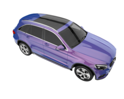 Realistic SUV isolated on transparent background. 3d rendering - illustration png