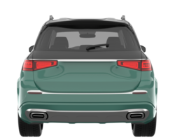 Realistic SUV isolated on transparent background. 3d rendering - illustration png