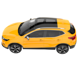 Realistic SUV isolated on transparent background. 3d rendering - illustration png