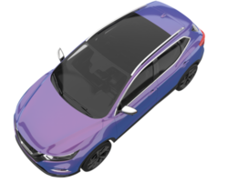 Realistic SUV isolated on transparent background. 3d rendering - illustration png