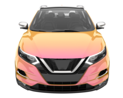 Realistic SUV isolated on transparent background. 3d rendering - illustration png