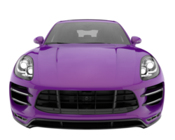 Realistic SUV isolated on transparent background. 3d rendering - illustration png