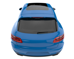 Realistic SUV isolated on transparent background. 3d rendering - illustration png