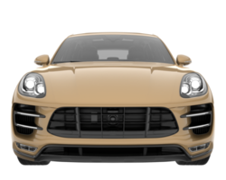 Realistic SUV isolated on transparent background. 3d rendering - illustration png