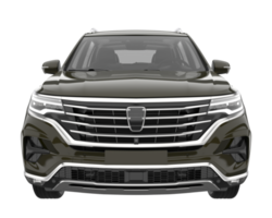 Realistic SUV isolated on transparent background. 3d rendering - illustration png