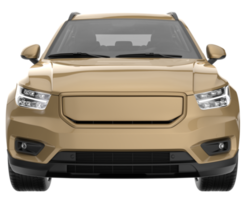 Realistic SUV isolated on transparent background. 3d rendering - illustration png