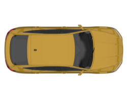 Realistic SUV isolated on transparent background. 3d rendering - illustration png