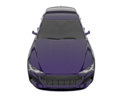 Realistic SUV isolated on transparent background. 3d rendering - illustration png