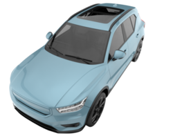 Realistic SUV isolated on transparent background. 3d rendering - illustration png