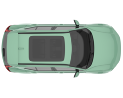 suv réaliste isolé sur fond transparent. rendu 3d - illustration png