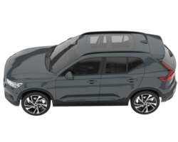 Realistic SUV isolated on transparent background. 3d rendering - illustration png