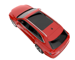Realistic SUV isolated on transparent background. 3d rendering - illustration png