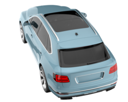Realistic SUV isolated on transparent background. 3d rendering - illustration png