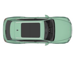 suv réaliste isolé sur fond transparent. rendu 3d - illustration png