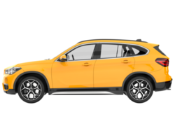 Realistic SUV isolated on transparent background. 3d rendering - illustration png