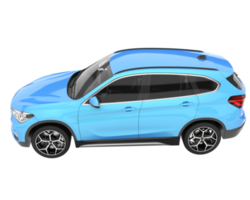 Realistic SUV isolated on transparent background. 3d rendering - illustration png