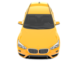 Realistic SUV isolated on transparent background. 3d rendering - illustration png