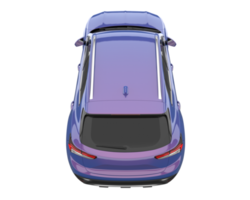 Realistic SUV isolated on transparent background. 3d rendering - illustration png