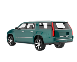 realistisk sUV isolerat på transparent bakgrund. 3d tolkning - illustration png