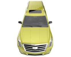 suv réaliste isolé sur fond transparent. rendu 3d - illustration png