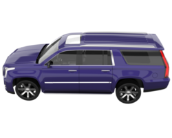 realistisk sUV isolerat på transparent bakgrund. 3d tolkning - illustration png