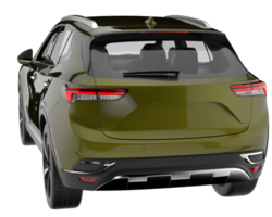 Realistic SUV isolated on transparent background. 3d rendering - illustration png