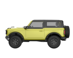 Realistic SUV isolated on transparent background. 3d rendering - illustration png