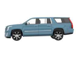 realistisk sUV isolerat på transparent bakgrund. 3d tolkning - illustration png