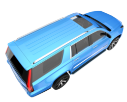 realistisk sUV isolerat på transparent bakgrund. 3d tolkning - illustration png