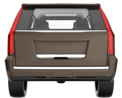 suv réaliste isolé sur fond transparent. rendu 3d - illustration png