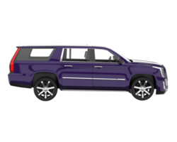 suv réaliste isolé sur fond transparent. rendu 3d - illustration png