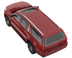 realistisk sUV isolerat på transparent bakgrund. 3d tolkning - illustration png