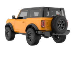 Realistic SUV isolated on transparent background. 3d rendering - illustration png
