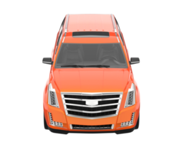 realistisk sUV isolerat på transparent bakgrund. 3d tolkning - illustration png